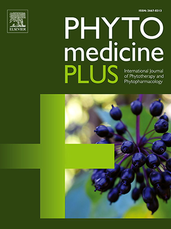 Go to journal home page - Phytomedicine Plus